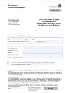 Anmeldung Fischerprüfung Neubrandenburg
