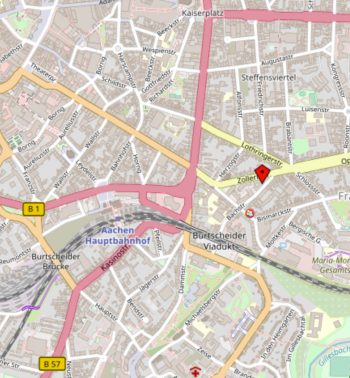 Karte Untere Fischereibehörde Aachen
