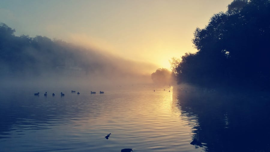 Bild Sonnenaufgang Ruhr