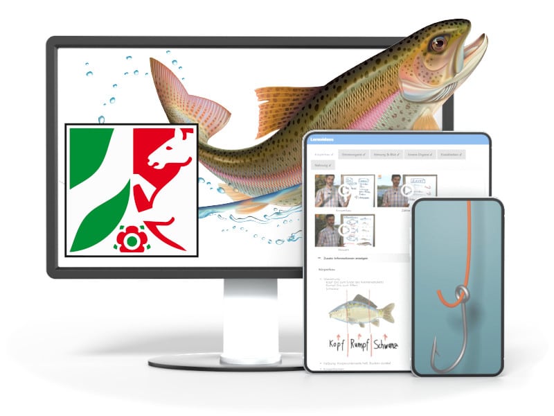Angelschein NRW online an Handy Tablett oder PC machen