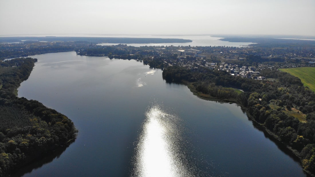 Waren an der Müritz - Luftbild des Anglerparadieses